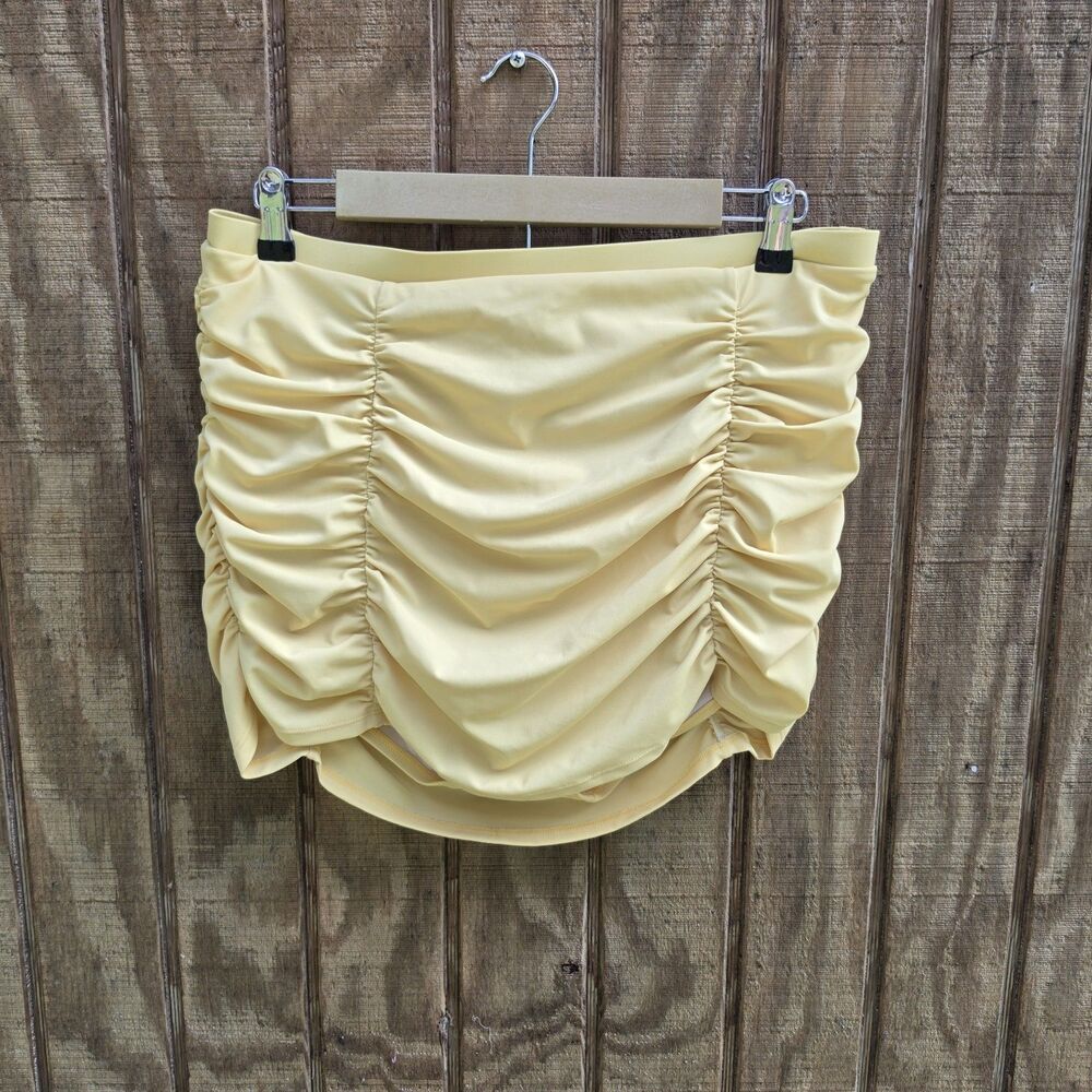 Disney Belle Beauty & The Beast Swim Bottom Only Yellow Womens Size XXL